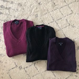 V Neck Sweater Bundle from Tommy Hilfiger and Gap